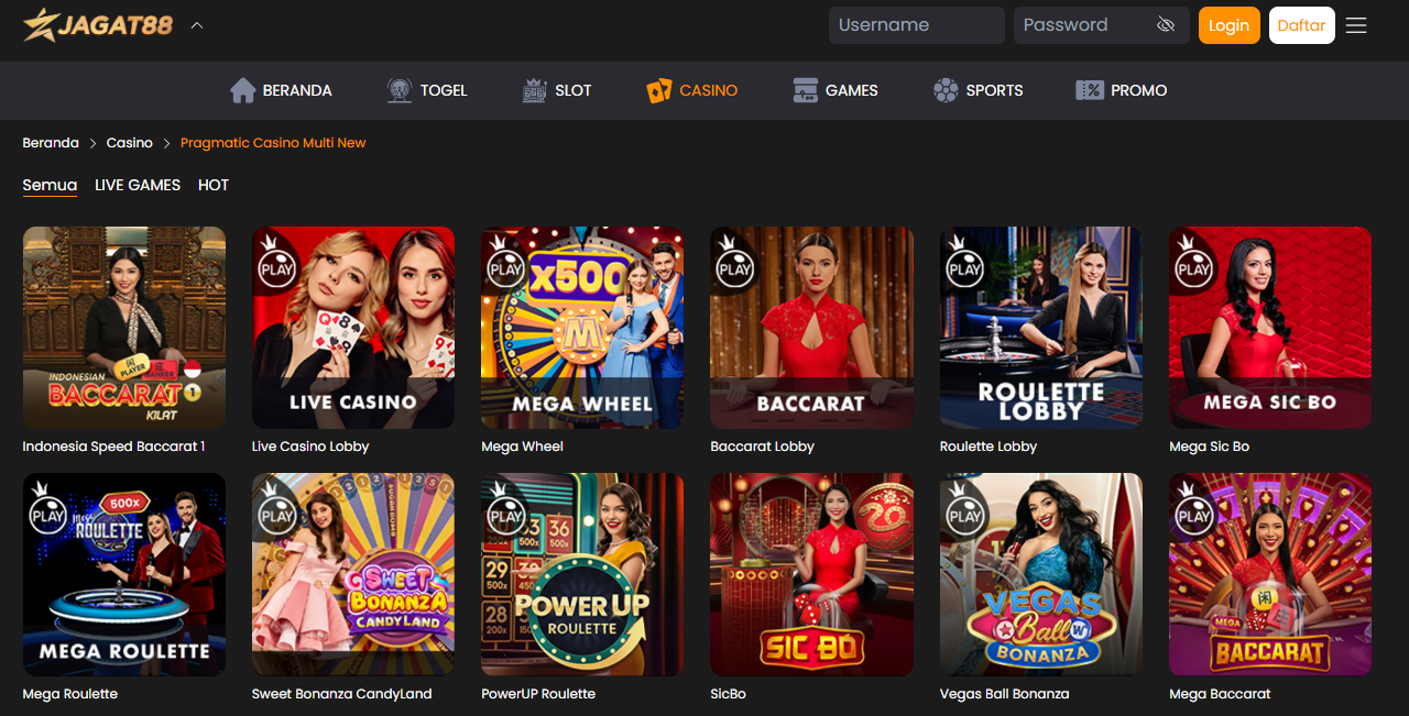 PRAGMATIC CASINO Pola Gacor Gampang Menang