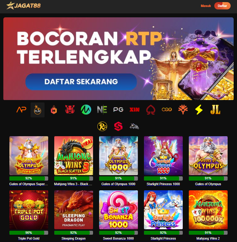 Pola Slot PRAGMATIC PLAY Hari Ini 22-11